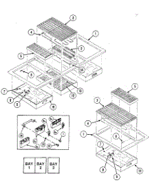 Top Assembly parts for Kenmore Electric Cooktop 223.02(1988) (22302(1988), 223 02(1988)) from AppliancePartsPros.com