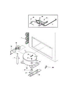 System parts for Kenmore Freezer 253.10311001 (25310311001, 253 10311001) from AppliancePartsPros.com