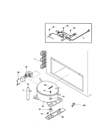 System parts for Kenmore Freezer 253.10311002 (25310311002, 253 10311002) from AppliancePartsPros.com