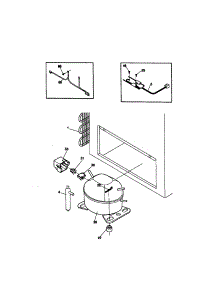 System parts for Kenmore Freezer 253.10911990 (25310911990, 253 10911990) from AppliancePartsPros.com