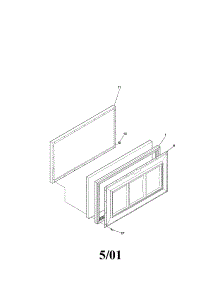 Door parts for Kenmore Freezer 253.11301100 (25311301100, 253 11301100) from AppliancePartsPros.com