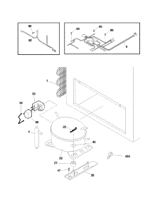 System parts for Kenmore Freezer 253.11311100 (25311311100, 253 11311100) from AppliancePartsPros.com