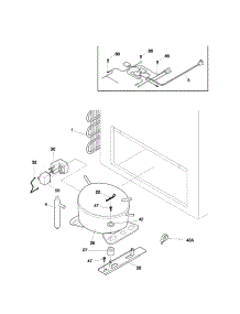 System parts for Kenmore Freezer 253.11312102 (25311312102, 253 11312102) from AppliancePartsPros.com