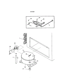 System parts for Kenmore Freezer 253.11531100 (25311531100, 253 11531100) from AppliancePartsPros.com