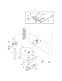 System parts for Kenmore Freezer 253.13051100 (25313051100, 253 13051100) from AppliancePartsPros.com