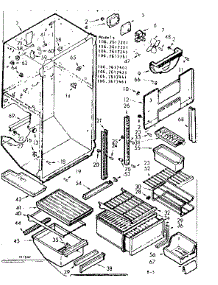 Liner Parts parts for Kenmore Refrigerator 106.7617441 (1067617441, 106 7617441) from AppliancePartsPros.com