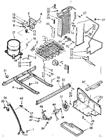Unit Parts parts for Kenmore Refrigerator 106.7620521 (1067620521, 106 7620521) from AppliancePartsPros.com