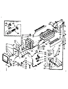 Ice Maker Parts parts for Kenmore Refrigerator 106.7620521 (1067620521, 106 7620521) from AppliancePartsPros.com