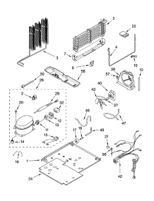 Unit Parts parts for Kenmore Refrigerator 106.76249400 (10676249400, 106 76249400) from AppliancePartsPros.com
