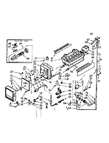 Ice Maker Parts parts for Kenmore Refrigerator 106.7629411 (1067629411, 106 7629411) from AppliancePartsPros.com