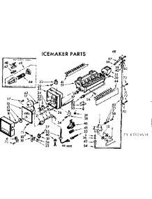 Icemaker Parts parts for Kenmore Refrigerator 106.7629449 (1067629449, 106 7629449) from AppliancePartsPros.com