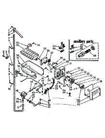 Icemaker parts for Kenmore Refrigerator 106.7639410 (1067639410, 106 7639410) from AppliancePartsPros.com