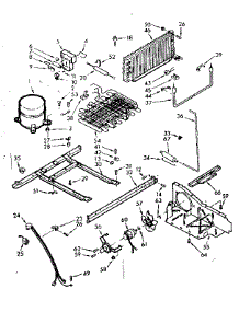 Unit Parts parts for Kenmore Refrigerator 106.7649360 (1067649360, 106 7649360) from AppliancePartsPros.com