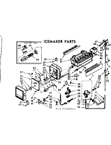 Icemaker Parts parts for Kenmore Refrigerator 106.7649361 (1067649361, 106 7649361) from AppliancePartsPros.com