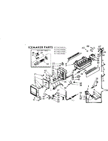 Icemaker Parts parts for Kenmore Refrigerator 106.7651920 (1067651920, 106 7651920) from AppliancePartsPros.com