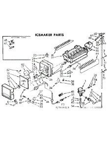 Icemaker Parts parts for Kenmore Refrigerator 106.7659313 (1067659313, 106 7659313) from AppliancePartsPros.com
