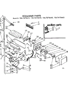 Icemaker Parts parts for Kenmore Refrigerator 106.7678610 (1067678610, 106 7678610) from AppliancePartsPros.com