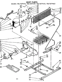 Unit Parts parts for Kenmore Refrigerator 106.7679413 (1067679413, 106 7679413) from AppliancePartsPros.com