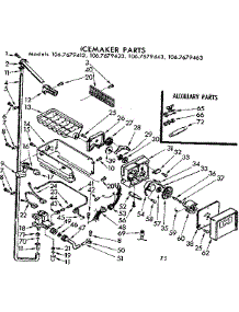 Icemaker Parts parts for Kenmore Refrigerator 106.7679413 (1067679413, 106 7679413) from AppliancePartsPros.com
