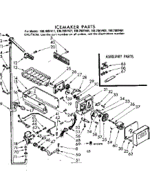 Icemaker Parts parts for Kenmore Refrigerator 106.7687421 (1067687421, 106 7687421) from AppliancePartsPros.com
