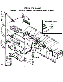 Icemaker Parts parts for Kenmore Refrigerator 106.7688361 (1067688361, 106 7688361) from AppliancePartsPros.com