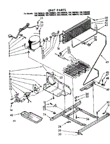 Unit Parts parts for Kenmore Refrigerator 106.7689630 (1067689630, 106 7689630) from AppliancePartsPros.com