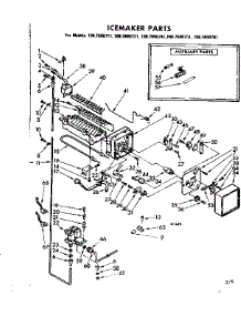 Icemaker Parts parts for Kenmore Refrigerator 106.7690781 (1067690781, 106 7690781) from AppliancePartsPros.com