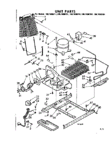 Unit Parts parts for Kenmore Refrigerator 106.7690781 (1067690781, 106 7690781) from AppliancePartsPros.com