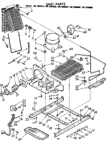 Unit Parts parts for Kenmore Refrigerator 106.7690880 (1067690880, 106 7690880) from AppliancePartsPros.com