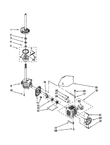 Brake / Clutch / Gearcase / Motor / Pump parts for Kenmore Washer 110.20642990 (11020642990, 110 20642990) from AppliancePartsPros.com