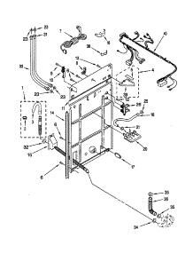 Rear Panel parts for Kenmore Washer 110.20642990 (11020642990, 110 20642990) from AppliancePartsPros.com