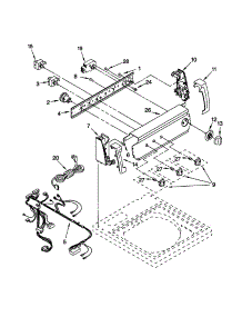 Control Panel parts for Kenmore Washer 110.20712991 (11020712991, 110 20712991) from AppliancePartsPros.com