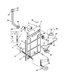 Rear Panel parts for Kenmore Washer 110.20832990 (11020832990, 110 20832990) from AppliancePartsPros.com