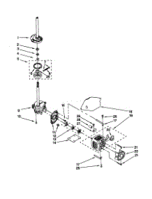 Brake / Clutch / Gearcase / Motor / Pump parts for Kenmore Washer 110.20832990 (11020832990, 110 20832990) from AppliancePartsPros.com