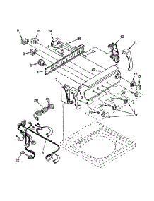 Control Panel parts for Kenmore Washer 110.20832991 (11020832991, 110 20832991) from AppliancePartsPros.com