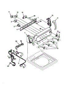 Control Panel parts for Kenmore Washer 110.20842990 (11020842990, 110 20842990) from AppliancePartsPros.com