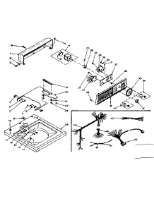 Top And Console Assembly parts for Kenmore Washer 110.6205200 (1106205200, 110 6205200) from AppliancePartsPros.com