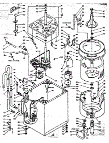 Machine Sub-Assembly parts for Kenmore Washer 110.6205202 (1106205202, 110 6205202) from AppliancePartsPros.com
