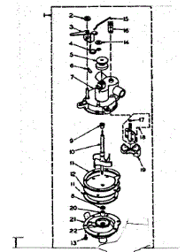 Pump Assembly parts for Kenmore Washer 110.6205203 (1106205203, 110 6205203) from AppliancePartsPros.com