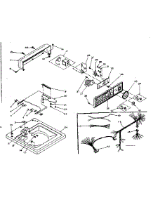 Top And Console Assembly parts for Kenmore Washer 110.6205204 (1106205204, 110 6205204) from AppliancePartsPros.com