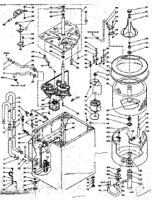 Machine Sub-Assembly parts for Kenmore Washer 110.6205250 (1106205250, 110 6205250) from AppliancePartsPros.com