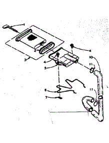 Filter Assembly parts for Kenmore Washer 110.6205250 (1106205250, 110 6205250) from AppliancePartsPros.com