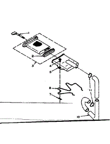 Filter Assembly parts for Kenmore Washer 110.6205252 (1106205252, 110 6205252) from AppliancePartsPros.com