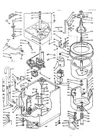 Machine Sub-Assembly parts for Kenmore Washer 110.6205357 (1106205357, 110 6205357) from AppliancePartsPros.com