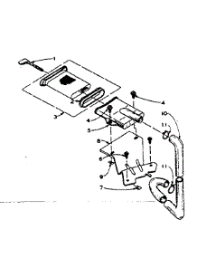 Filter Assembly parts for Kenmore Washer 110.6205450 (1106205450, 110 6205450) from AppliancePartsPros.com