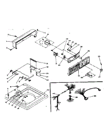 Top And Console parts for Kenmore Washer 110.6205450 (1106205450, 110 6205450) from AppliancePartsPros.com