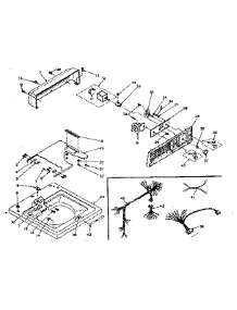 Top And Console Assembly parts for Kenmore Washer 110.6205650 (1106205650, 110 6205650) from AppliancePartsPros.com