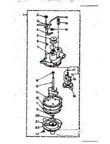 Pump Assembly parts for Kenmore Washer 110.6205653 (1106205653, 110 6205653) from AppliancePartsPros.com
