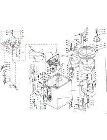 Machine Sub-Assembly parts for Kenmore Washer 110.6205653 (1106205653, 110 6205653) from AppliancePartsPros.com