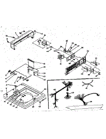 Top And Console Assembly parts for Kenmore Washer 110.6205653 (1106205653, 110 6205653) from AppliancePartsPros.com